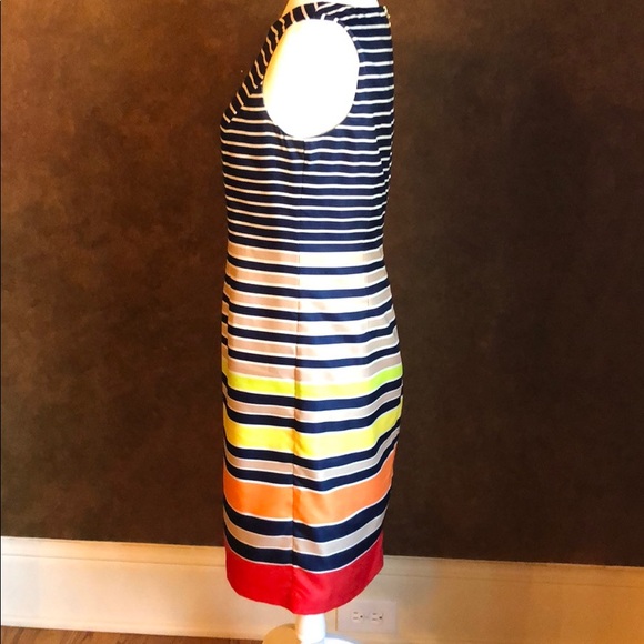 Ellen Tracy Striped Sheath Dress - Picture 3 of 6